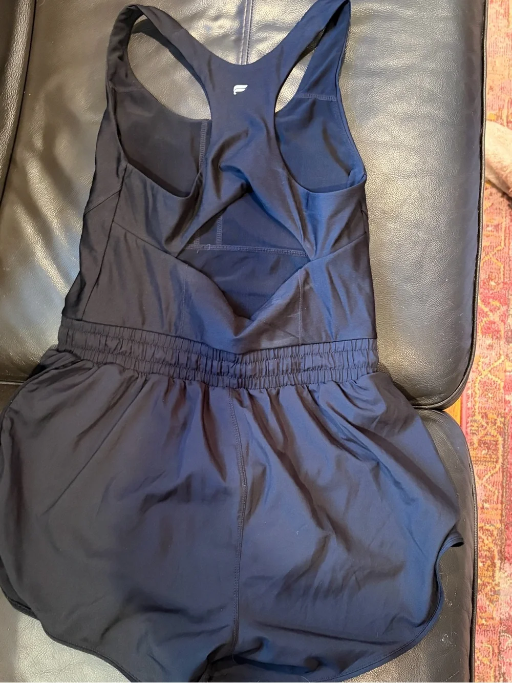 Fabletics Black Racerback Romper - Picture 2 of 3